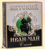 Иван-чай Вятский "С Чагой" гранулированный, березовый гриб 100 г