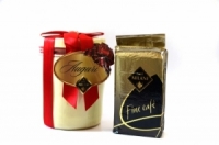Подарочный набор Milani "IL Vaso Fasano & IL Caffe" кофе молотый и керамическая банка 250 г