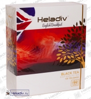 Чай Heladiv "ENGLISH Breakfast" "Английский завтрак" чёрный высокогорный 100 пакетов x 2 г