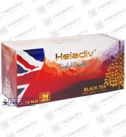 Чай Heladiv "ENGLISH Breakfast Black Tea" "Английский завтрак" чёрный высокогорный 25 пакетов x 2 г