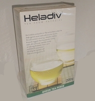 Чай Heladiv "GREEN TEA Pekoe" зеленый Цейлонский (картон) среднелистовой Пеко