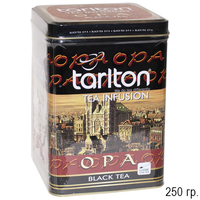 Чай TARLTON "SUPER OPA" Tea infusion чёрный OPA крупнолистовой цейлонский в ж/б 250 г