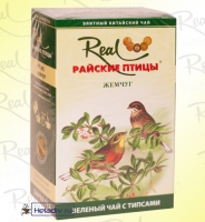 Чай Real "Райские Птицы" "Жемчуг" зеленый Китайский листовой 150 г