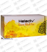 Чай Heladiv "LEMON Black Tea" чёрный с ароматом Лимона  25 пакетов x 2 г