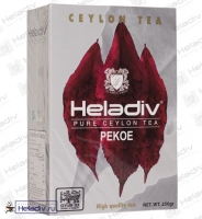 Чай Heladiv "Pekoe" (od) чёрный среднелистовой Цейлонский Пеко в классическом дизайне
