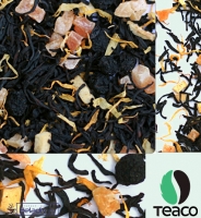 Чай TEA-CO "Сочный персик" черный Цейлонский, персик с папайей, изюмом и календулой