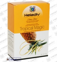 Чай Heladiv "Black Tea Tropical Magic" FBOP чёрный (картон) с травами, цветами, Саусепом и Ананасом