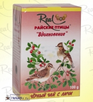 Чай Real "Райские Птицы" "Вдохновение" черный цейлонский с вкусом ЛИЧИ 100 г
