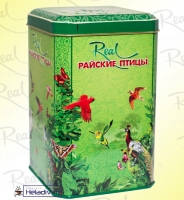 Чай Real "Райские Птицы" зелёный PEKOE элитный Цейлонский (в жестяной банке) 200 г