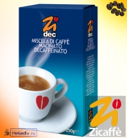Кофе Zicaffe "ZIDEC" молотый, без кофеина 250 г