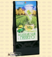 Фито-чай "Зеленый чай с Гинкго" (от Гарбузова Г. А.) 100 г