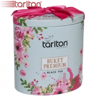 Чай TARLTON "BUKET PREMIUM" "Букет Премиум" чёрный FBOP Цейлонский с типсами без добавок в ж/б 100 г