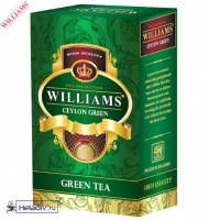 Чай WILLIAMS "Ceylon Green" зеленый Цейлонский листовой ст. Pekoe (Пеко) без добавок 100 г