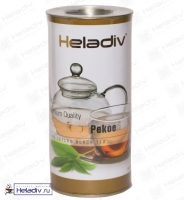 Чай Heladiv "Black Tea Pekoe" чёрный Цейлонский Пеко скрученный лист (туба) 70 г