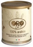 Кофе ORO Caffe Arabica 100% (в жестяной банке) молотый 250 г