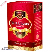Чай WILLIAMS "Red Velvet" "Красный бархат" черный Цейлонский O.P. с типсами, без добавок 100 г